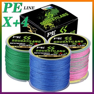 Cuộn dây câu cá 150m pe x+4 dệt dây câu cá dây câu cá bện