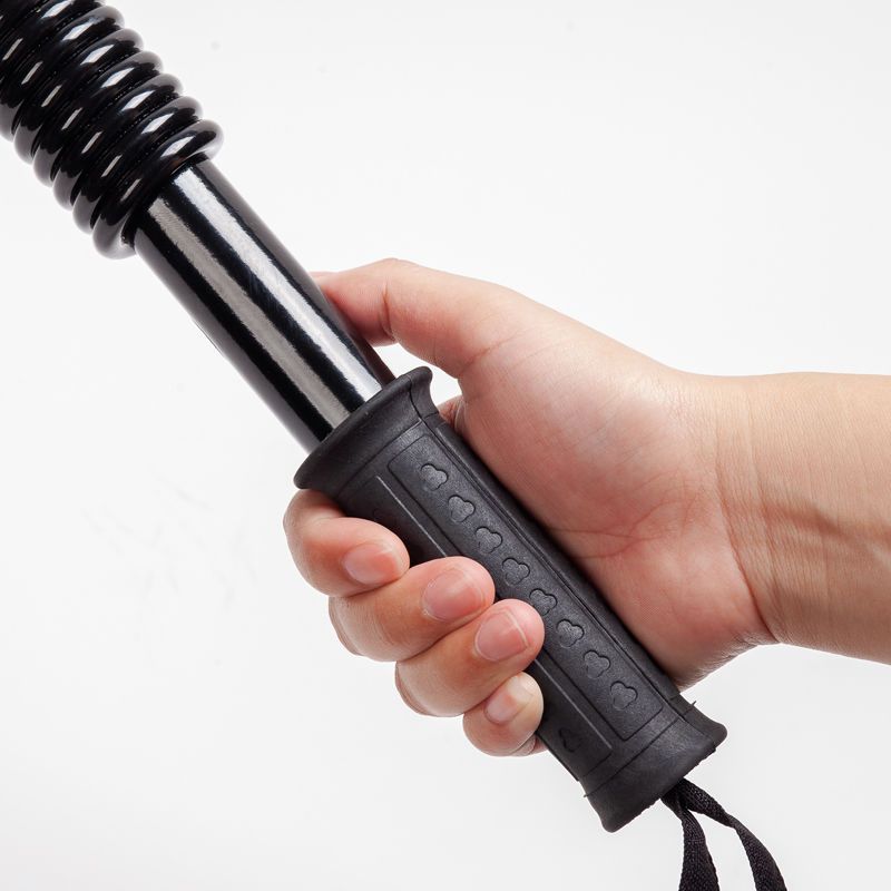 Gậy Lò Xo Tập Cơ Tay JESSE Lực 20kg, 30kg, 40kg, 50kg, 60kg Thép Pha Cacbon Ổn Định Có Dây Đeo.Hàng Chính Hãng.