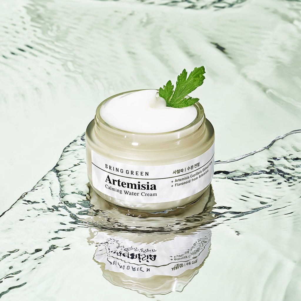 Kem dưỡng ngải cứu Bring Green Artemisia Calming Water Cream làm dịu da 75ml