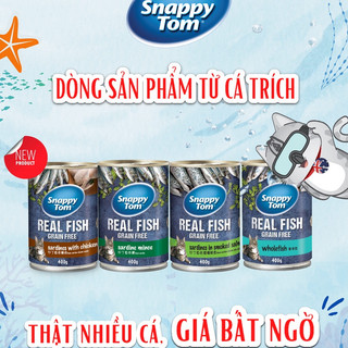 Snappy Tom Lon 400g - Thức ăn mềm hỗn hợp cho Mèo