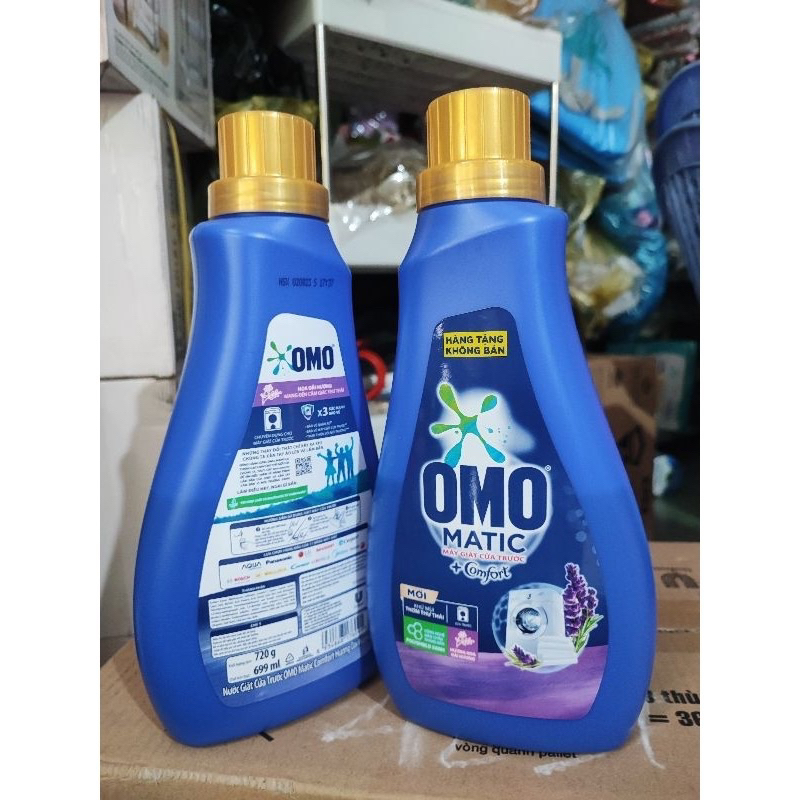 Nước Giặt OMO Matic Comfort Hương Thanh Xuân Túi 412G 400ml , túi 500ml , chai 700ml