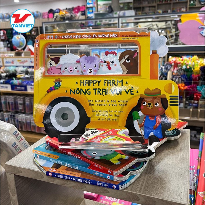 Sách tương tác Song ngữ Việt - Anh - Let's Go Chúng mình Cùng lên đường nào!  Tân Việt