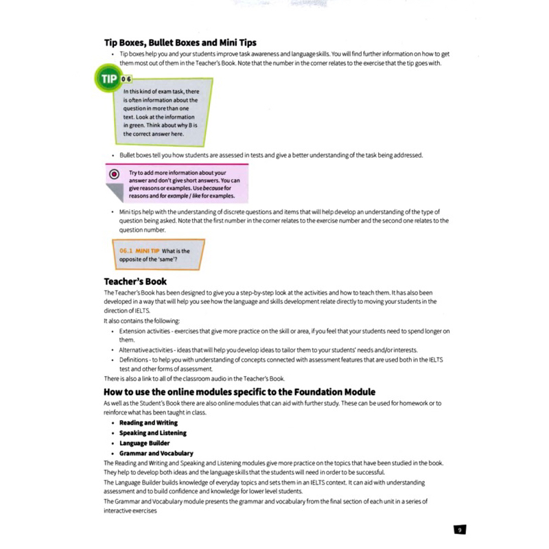 Mindset For I.ELTS Level Foundation - Student's B.o.o.k