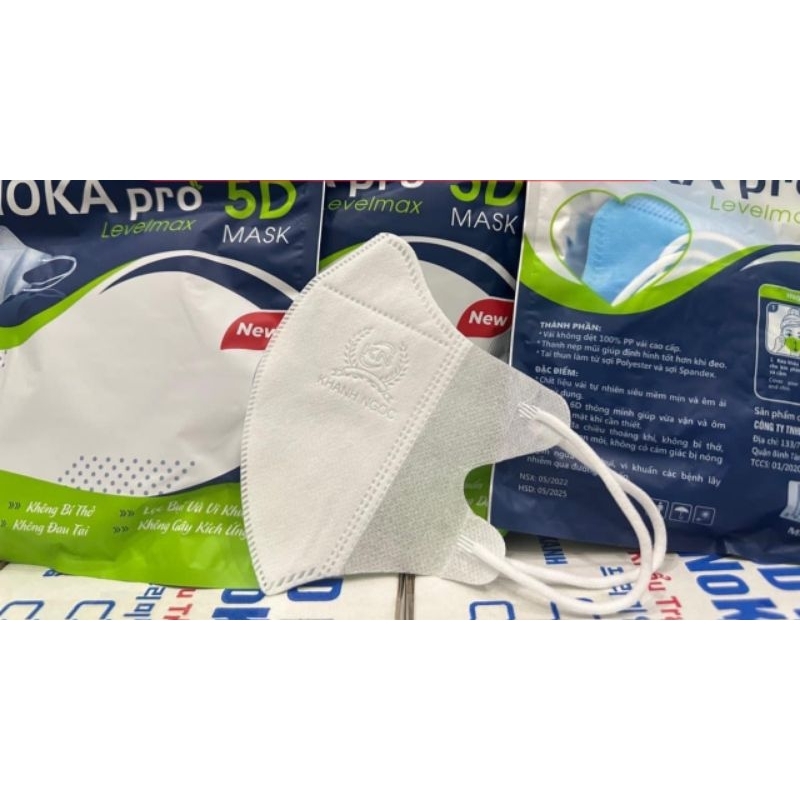 Khẩu trang 5D cao cấp Noka pro túi zip