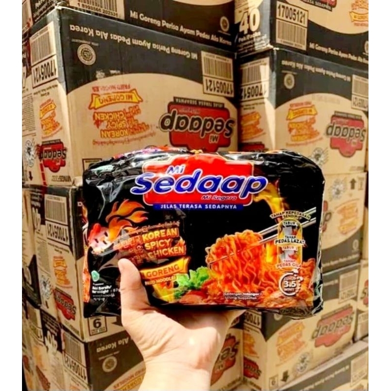 Mì gà cay sedaap, mì trộn indonesia gói 87g