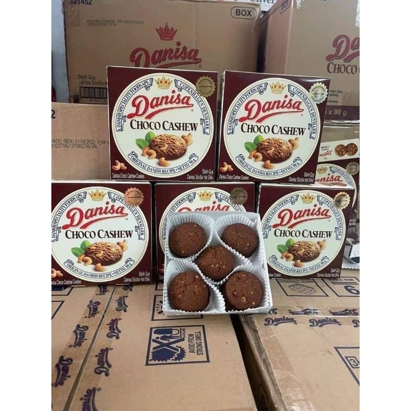 Bánh qui Danisa nam việt quất hạt điều