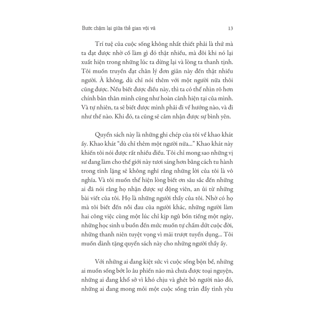 Sách - Bước chậm lại giữa thế gian vội vã