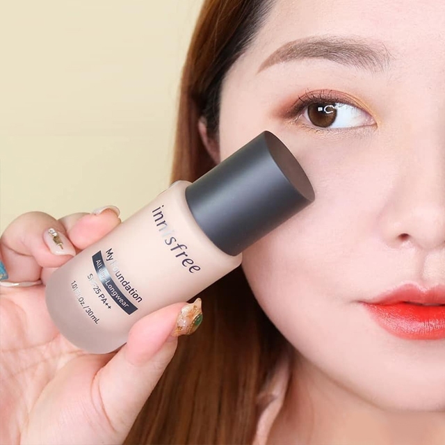 Kem nền kiềm dầu Innisfree My Foundation All Day-Longwear 30ml
