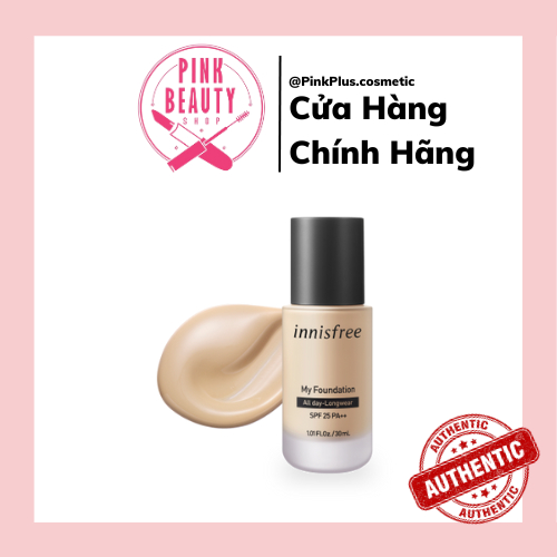 Kem nền kiềm dầu Innisfree My Foundation All Day-Longwear 30ml