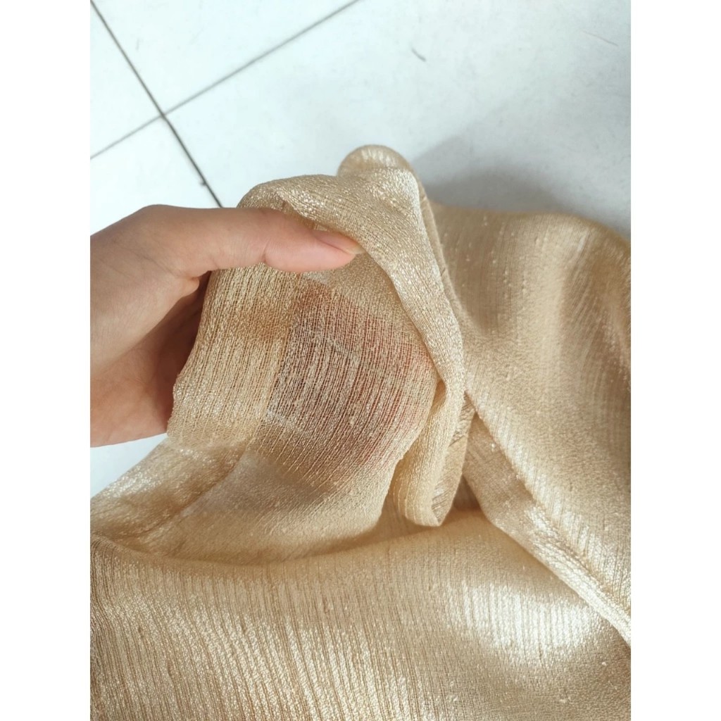 Rèm Spa ngăn giường giá rẻ , Rèm voan màu vàng tươi sáng, Rèm trang trí Spa nhiều kích thước