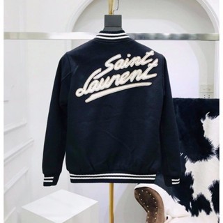 Áo Khoác Bomber Cao Cấp Logo Thêu Chữ Nổi Form Đẹp Hot Trend 2023