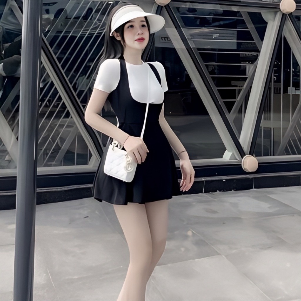 Đầm Body Maxi Bánh Bèo Siêu Cuốn Hút, Váy Đầm Nữ Thời Trang Hot Hit Dáng Ngắn Phối Áo Thiết Kế Sexy Đi Chơi MINION D051