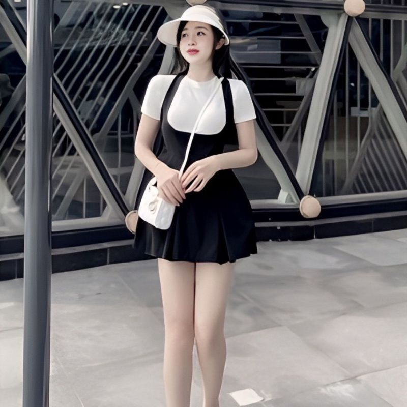 Đầm Body Maxi Bánh Bèo Siêu Cuốn Hút, Váy Đầm Nữ Thời Trang Hot Hit Dáng Ngắn Phối Áo Thiết Kế Sexy Đi Chơi MINION D051