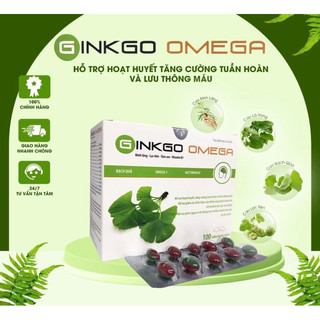 Ginkgo Omega - Hộp 100 viên