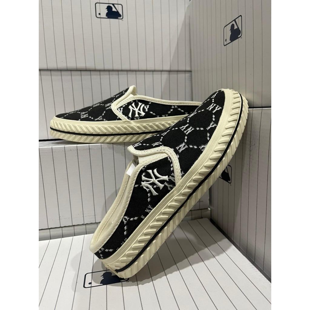Giày MLB chính hãng, giày Mule Dia Monogram dáng slip on dễ đi dễ xỏ tiện lợi thoải mái