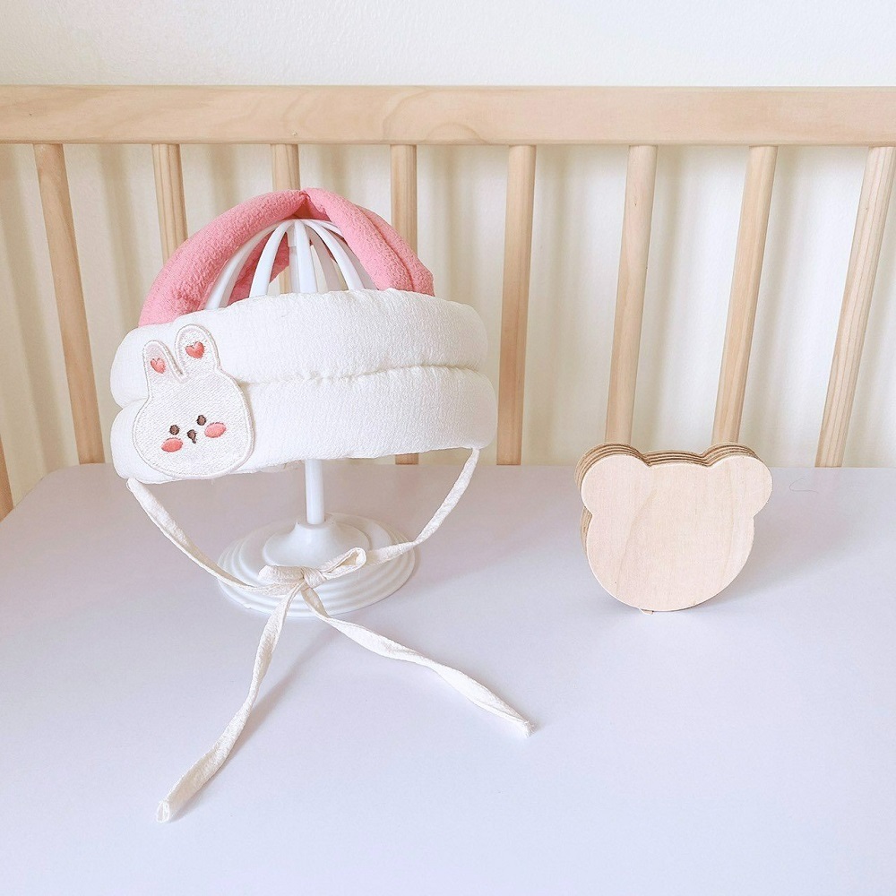 Mũ bảo vệ đầu cho bé Monona tập đi, tập bò chống va đập mạnh có quai dán siêu dính