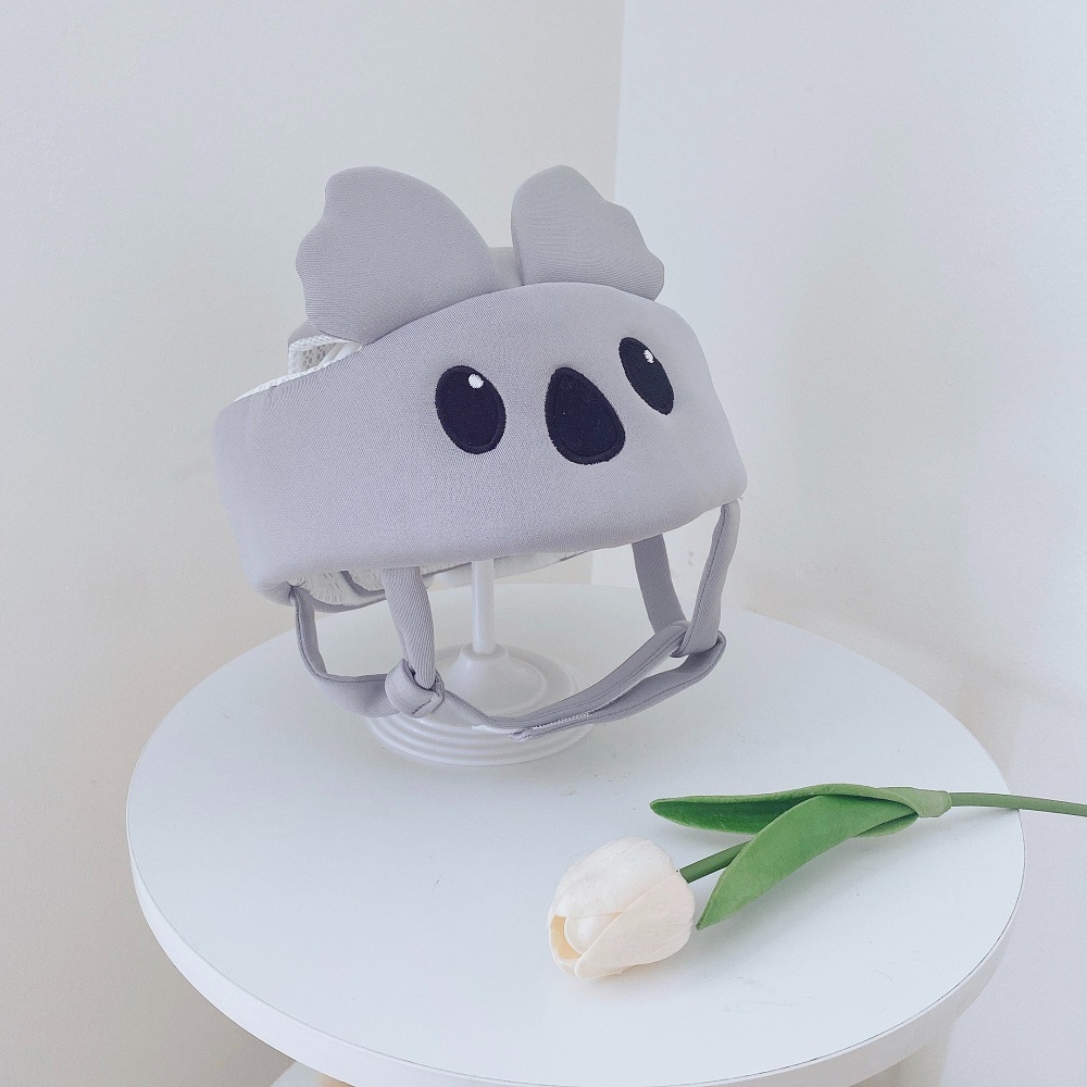 Mũ bảo vệ đầu cho bé Monona tập đi, tập bò chống va đập mạnh có quai dán siêu dính