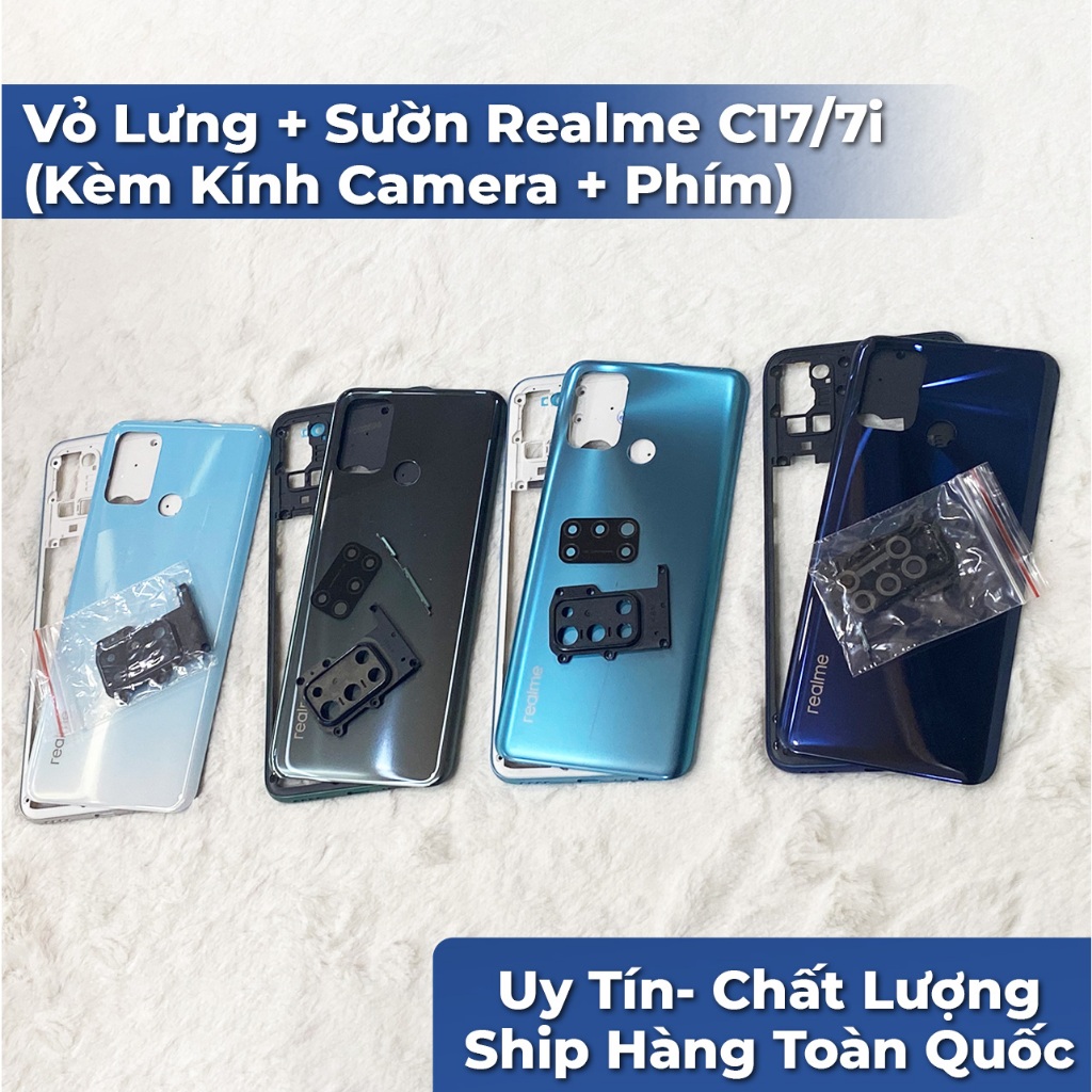 Vỏ Lưng + Sườn Realme C17/7i