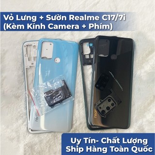 Vỏ Lưng + Sườn Realme C17/7i (Kèm kính Camera + Phím)