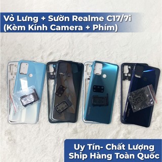Vỏ lưng + sườn realme c17/7i