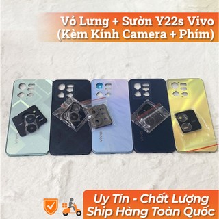 Vỏ Lưng + viền Y22s Vivo (Kèm Kính Camera + Phím)