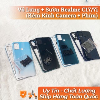 Vỏ lưng + sườn realme c17/7i