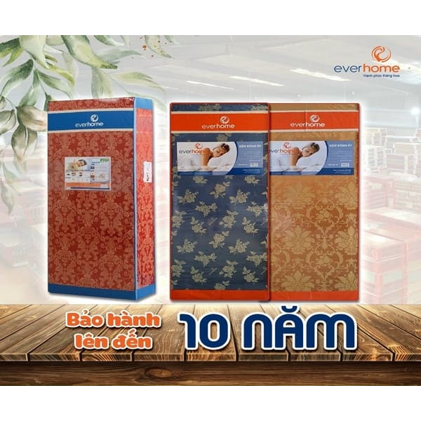 [Chat với Shop] Đệm bông ép 3 miếng gấp Everhome vải gấm chính hãng