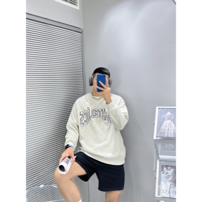 Áo sweater Top Trend thu đông 2023 cao cấp, form suông rộng chữ thêu, chất nỉ tăm siêu đẹp