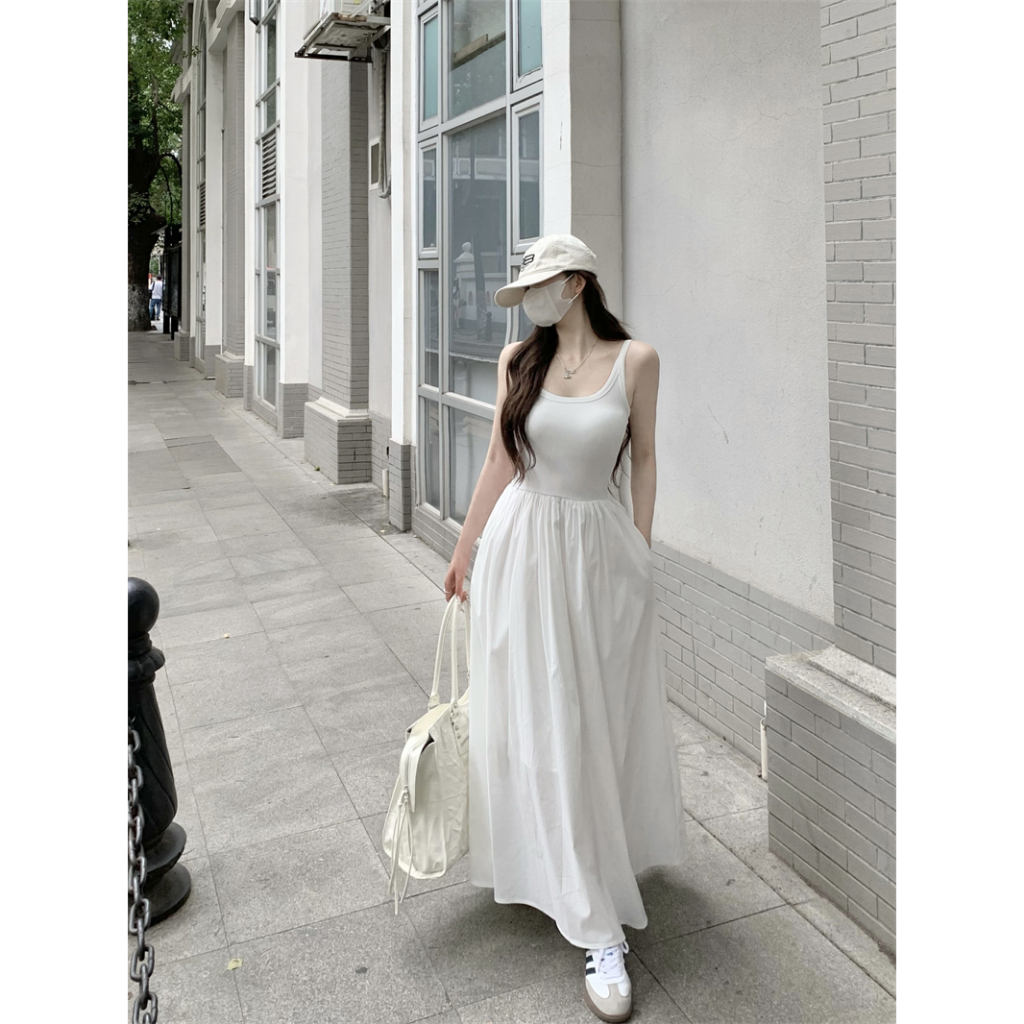 [ORDER] Đầm Ngắn Tay Dáng Dài Basic Dáng Xòe Freesize