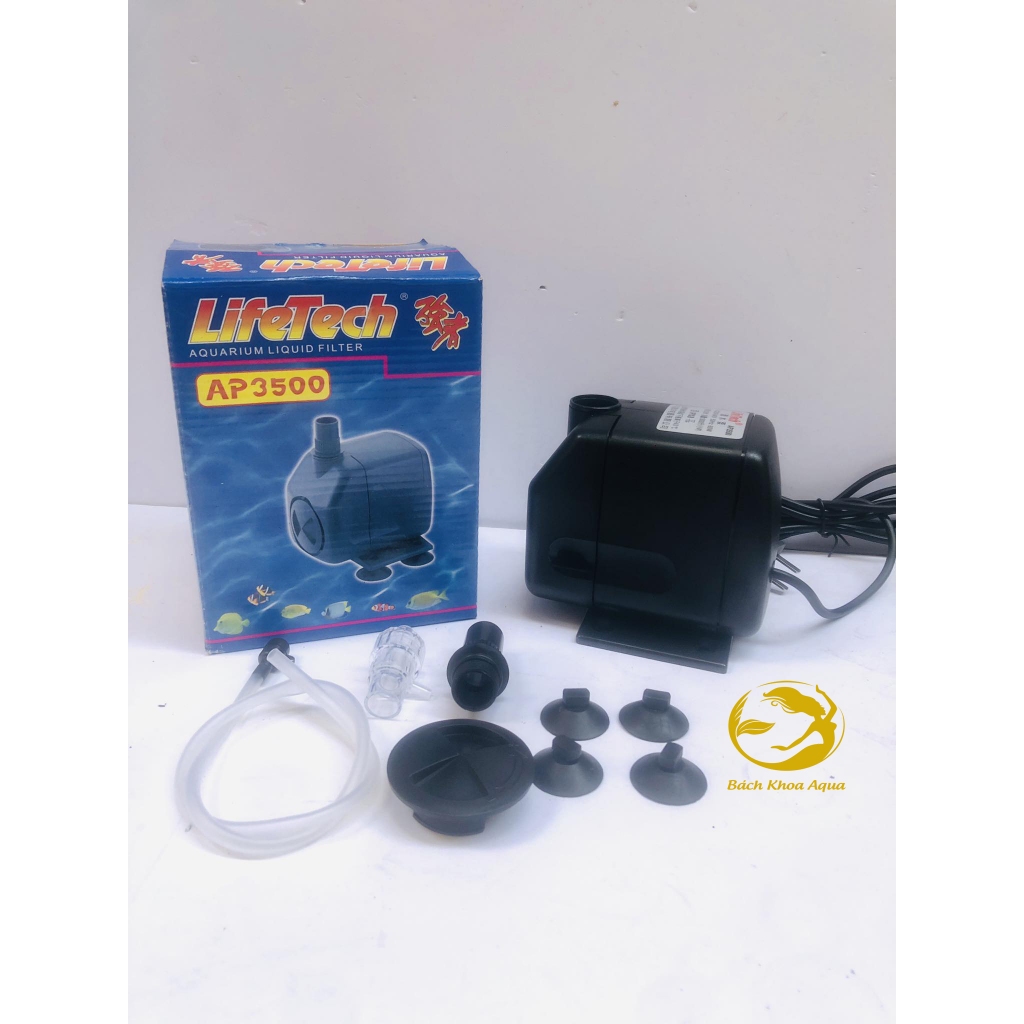 Bơm Lifetech AP1000-1200-1300-1550-1600-2000-2500-3100-3500 đủ công suất cho bể cá