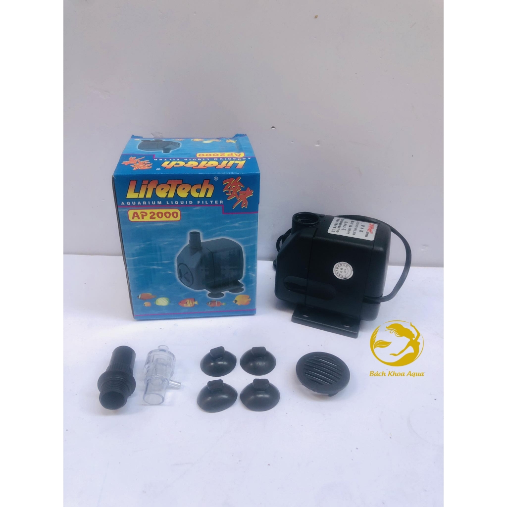 Bơm Lifetech AP1000-1200-1300-1550-1600-2000-2500-3100-3500 đủ công suất cho bể cá