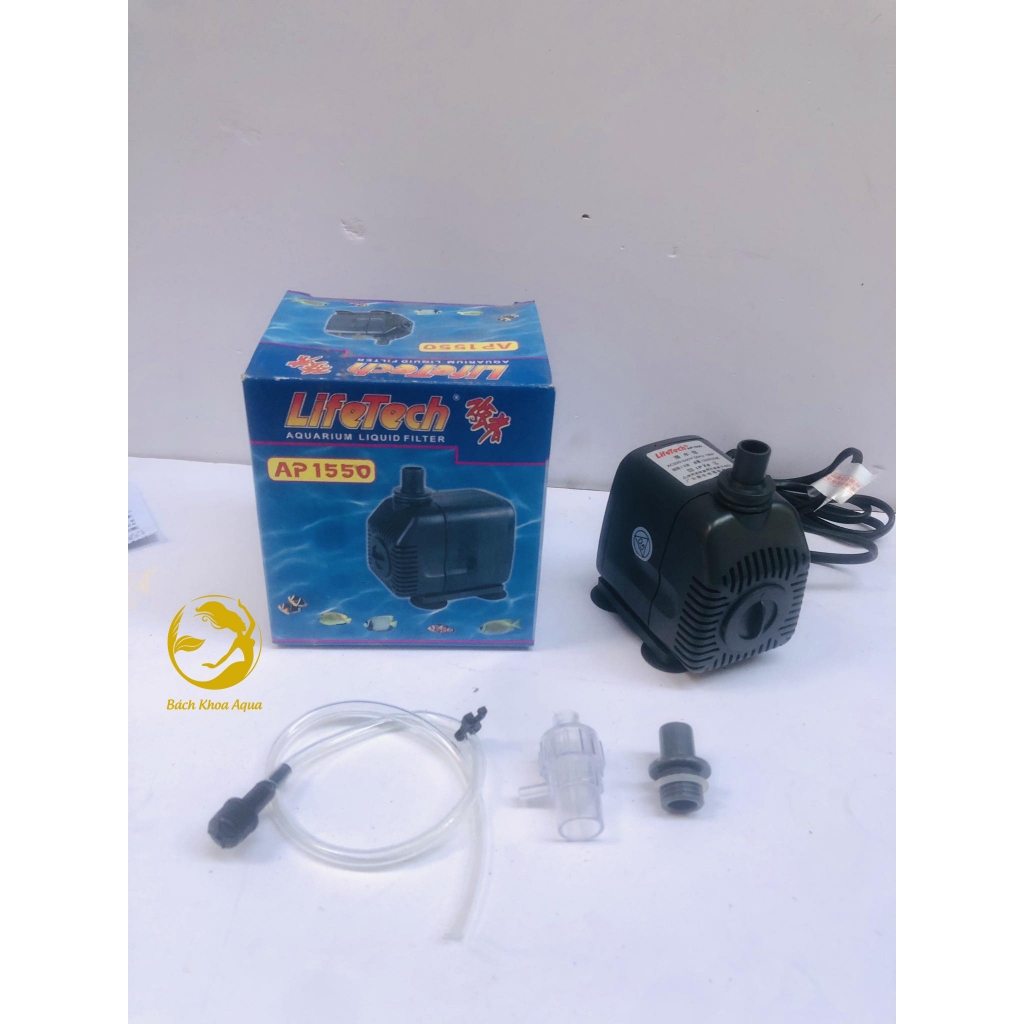 Bơm Lifetech AP1000-1200-1300-1550-1600-2000-2500-3100-3500 đủ công suất cho bể cá