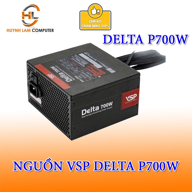 Nguồn máy tính VSP 700W Delta P700W ATX 83 Plus - Hàng chính hãng