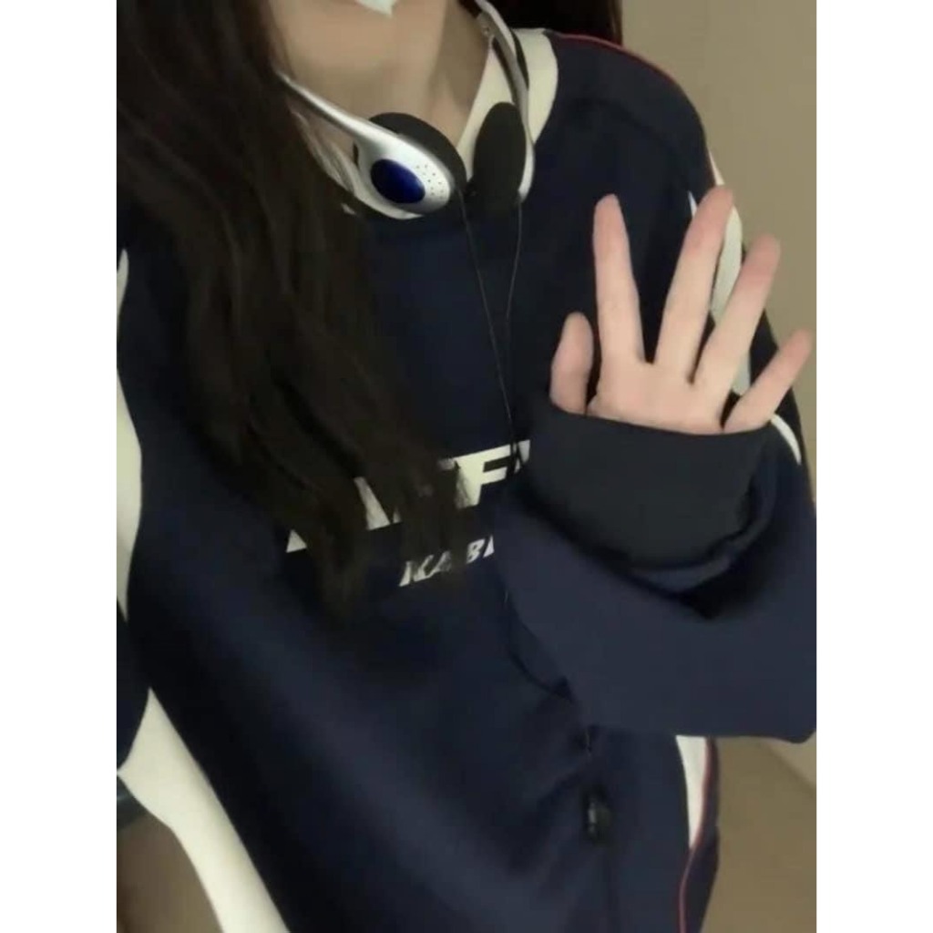 Áo Hoodie nam nữ phối xanh than trần bông hot trend 2023 M17