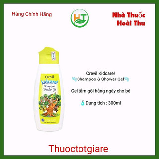 Sữa tắm gội trẻ em Crevil Kidcare 300 ml - Đức
