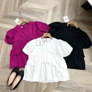 áo babydoll bánh bèo xếp ly tầng xinh