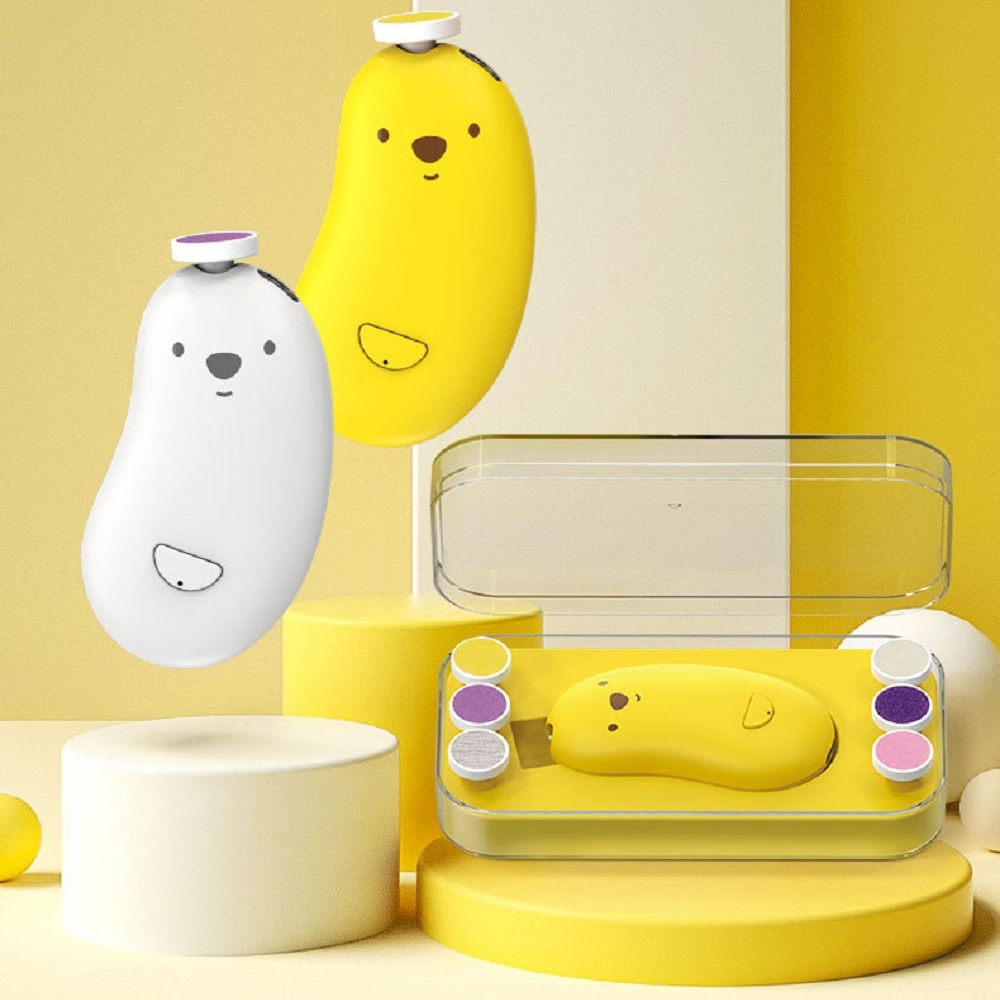 Máy dũa móng tay cho bé 6 đầu mài có đầu sạc cao cấp