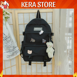 Balo thời trang nữ 💖freeship💖 balo nam nữ size 40*28 chống nước cao cấp