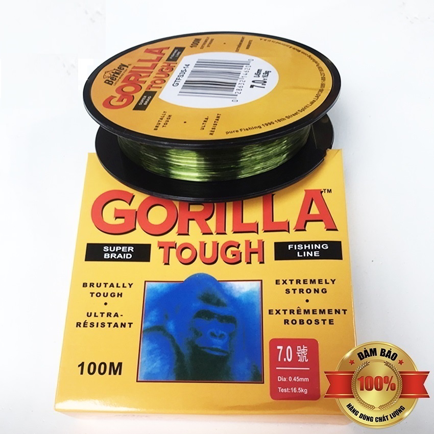 Cước Câu Cá Gorilla 100m đủ số
