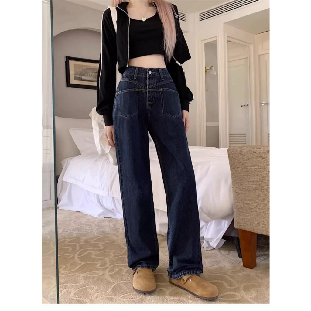 Quần jean BIGSIZE túi trước 2 màu M33017 55-95KG