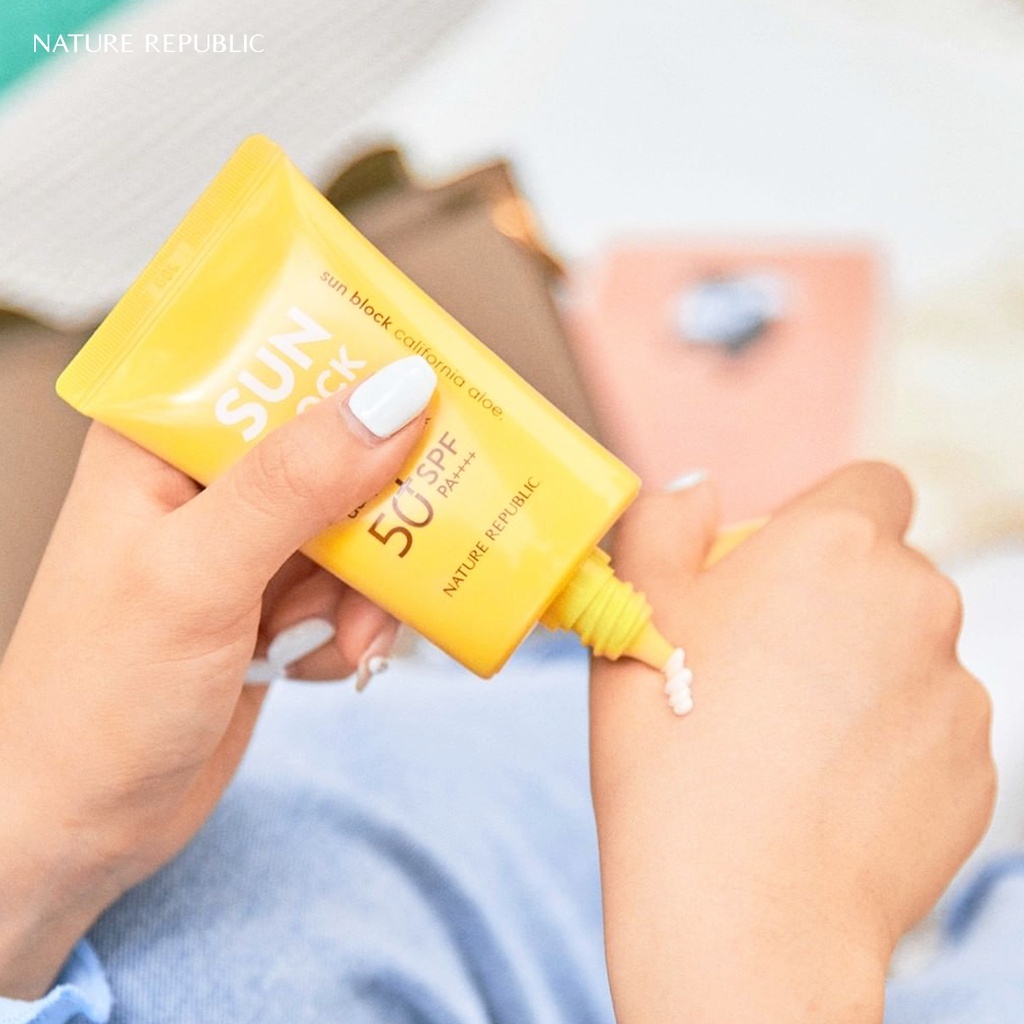 Kem Chống Nắng Nature Republic California Aloe Daily Sun Block SPF50+PA++++