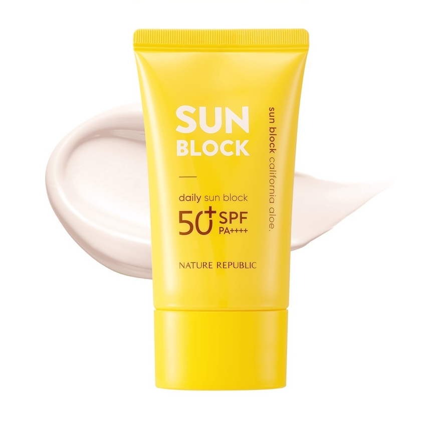 Kem Chống Nắng Nature Republic California Aloe Daily Sun Block SPF50+PA++++