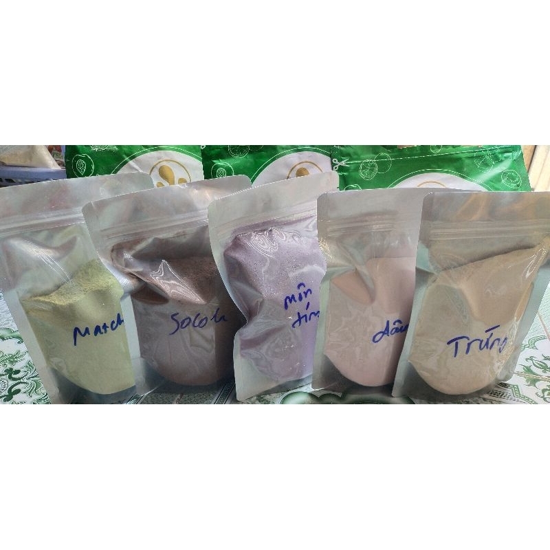 Set khúc bạch và panna cotta 5 vị mỗi vị 100gr