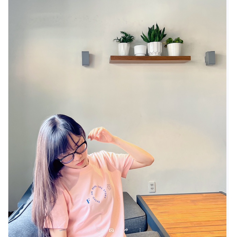 F05 Áo thun Baby Tee FLOWERI cotton, basic, freesize in hình  xinh xắn dễ thương