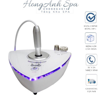 NEW Máy 2 Chức Năng Chăm Sóc Da Nâng Cơ RF, EMS 3 Đầu- MINI RF SYSTEM