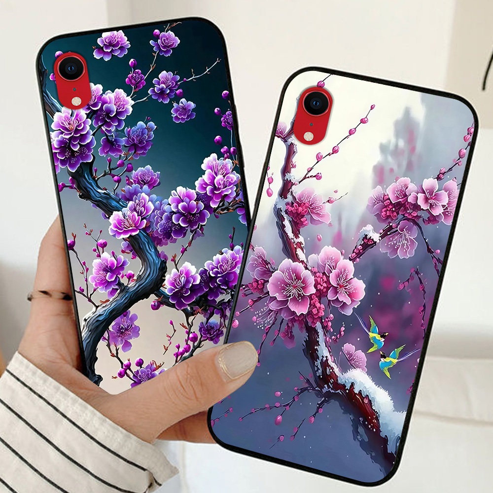 Ốp lưng Iphone XR in hình hoa cho ốp xinh đẹp