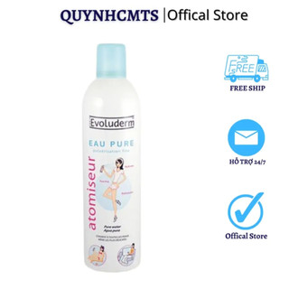 Xịt khoáng evoluderm atomiseur eau pure dưỡng da, cấp ẩm 400ml