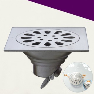 Ga thoát sàn inox 304 ngăn mùi cho nhà tắm, ga thoát nước GTS03