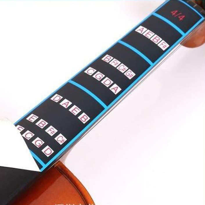 Miếng Dán Nốt Nhạc Bàn Phím Đàn Violin - Decal, Sticker Đánh Dấu Vị Trí Note Cho Vĩ Cầm Full Size