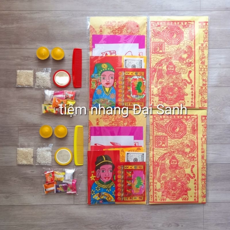 COMBO PHẦN CÚNG TAM TAI GIẢI VẬN XẢ XUI TIỂU NHÂN